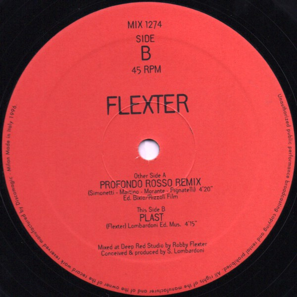 Flexter - Profondo Rosso | Discomagic Records (MIX 1274) - 5