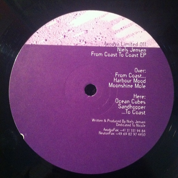 Niels Jensen - From Coast To Coast EP | Axodya (Axodya Limited 011) - 3