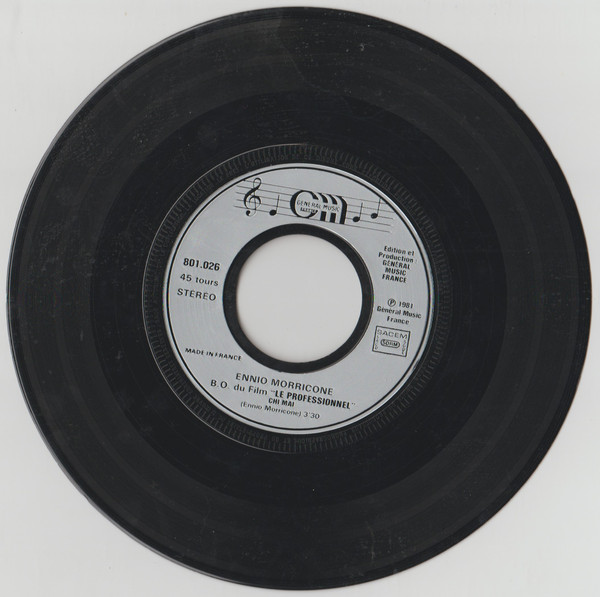 Ennio Morricone - Le Professionnel (Bande Originale Du Film) | Général Music France (801026) - 3