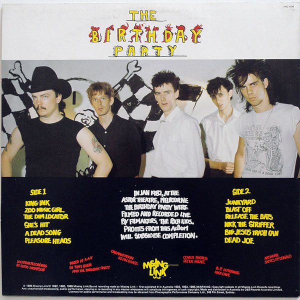 The Birthday Party - It's Still Living | Missing Link (ING 009) - 2