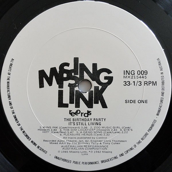 The Birthday Party - It's Still Living | Missing Link (ING 009) - 3