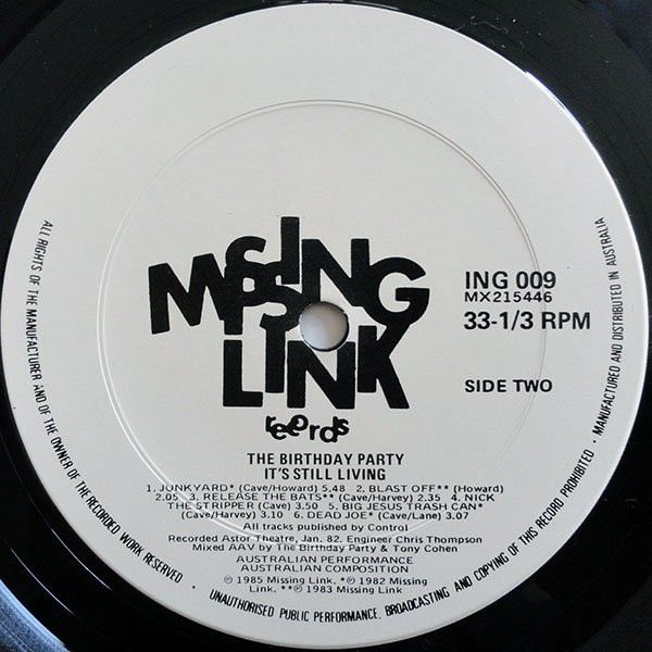 The Birthday Party - It's Still Living | Missing Link (ING 009) - 4