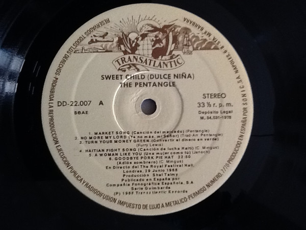Pentangle - Sweet Child = Dulce Niña | Transatlantic Records (DD-22007/8) - 2 Pentangle - Sweet Child = Dulce Niña | Transatlantic Records (DD-22007/8) - 2