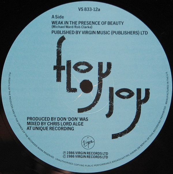 Floy Joy - Weak In The Presence Of Beauty | Virgin (VS 833-12) - 3