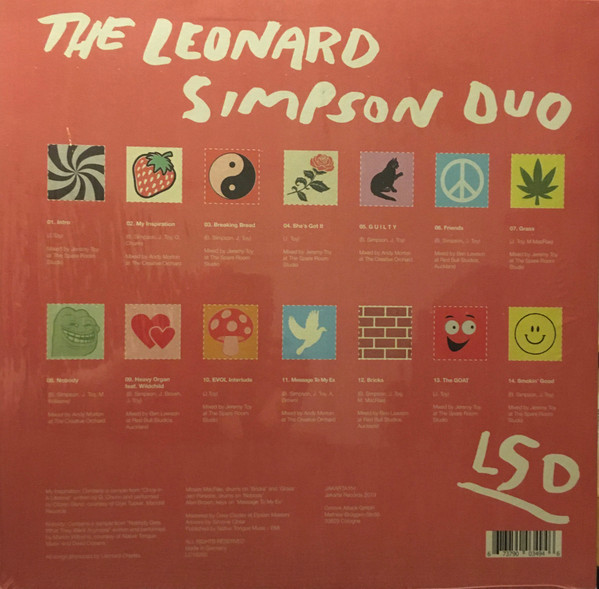 The Leonard Simpson Duo - LSD | Jakarta Records (JAKARTA151) - 2 The Leonard Simpson Duo - LSD | Jakarta Records (JAKARTA151) - 2