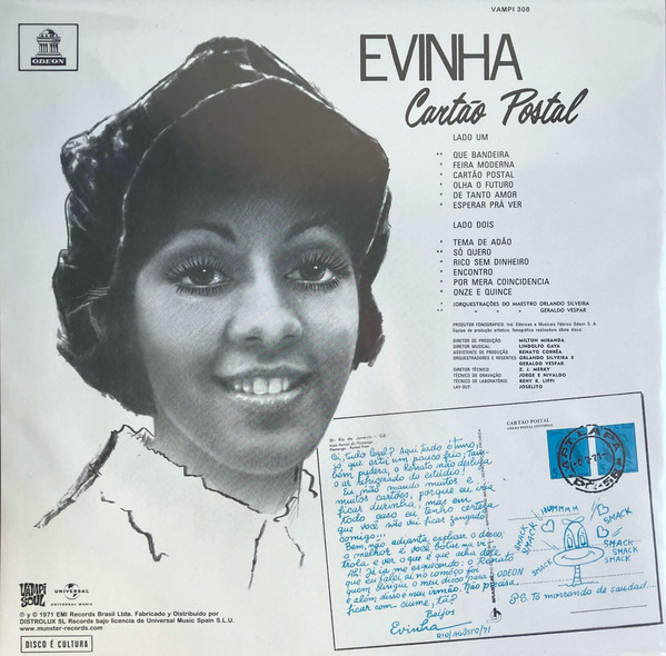 Evinha - Cartão Postal | Vampi Soul (VAMPI 308) - 2 Evinha - Cartão Postal | Vampi Soul (VAMPI 308) - 2