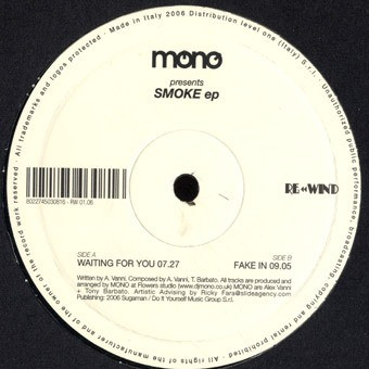 Mono - Smoke EP | Re««Wind (RW 01.06) - main