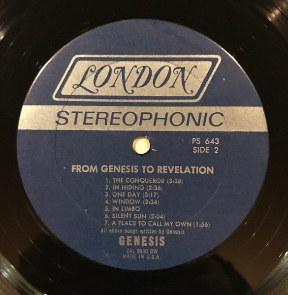 Genesis - From Genesis To Revelation | London Records (PS 643) - 4 Genesis - From Genesis To Revelation | London Records (PS 643) - 4