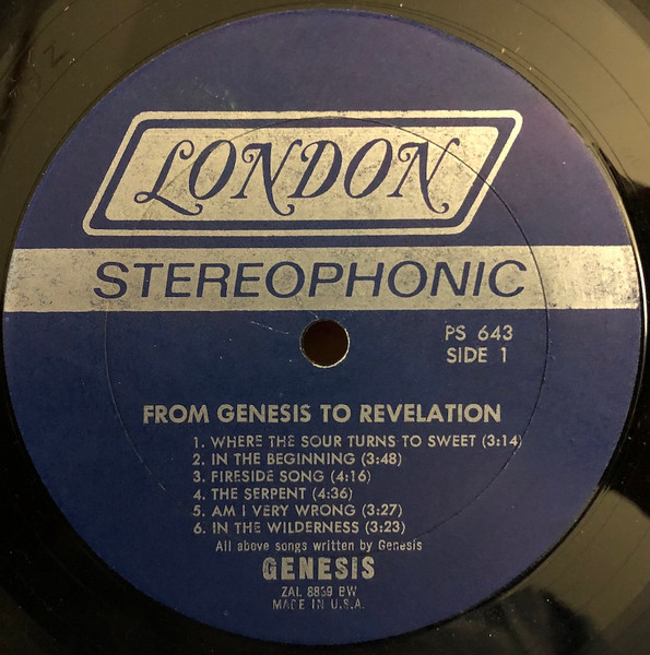 Genesis - From Genesis To Revelation | London Records (PS 643) - 3 Genesis - From Genesis To Revelation | London Records (PS 643) - 3