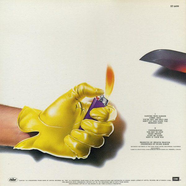 Streetheart - Dancing With Danger | Capitol Records (ST-6499) Streetheart - Dancing With Danger | Capitol Records (ST-6499)