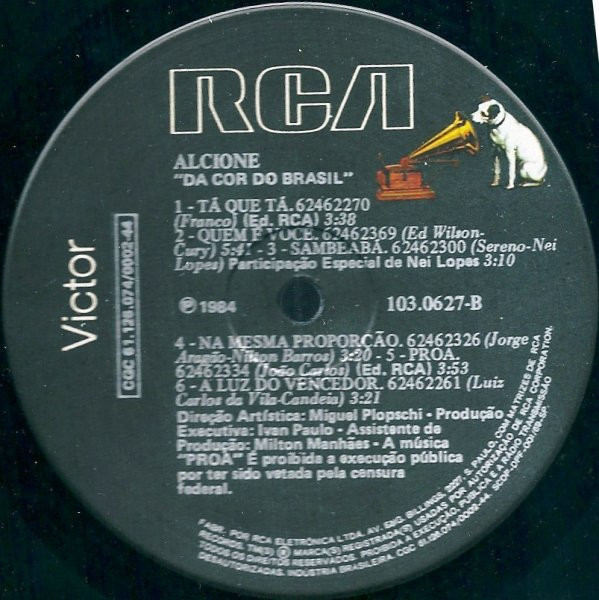 Alcione - Da Cor Do Brasil | RCA Victor (103.0627) - 4
