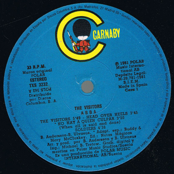 ABBA - The Visitors | Carnaby (TXS 3232) - 3