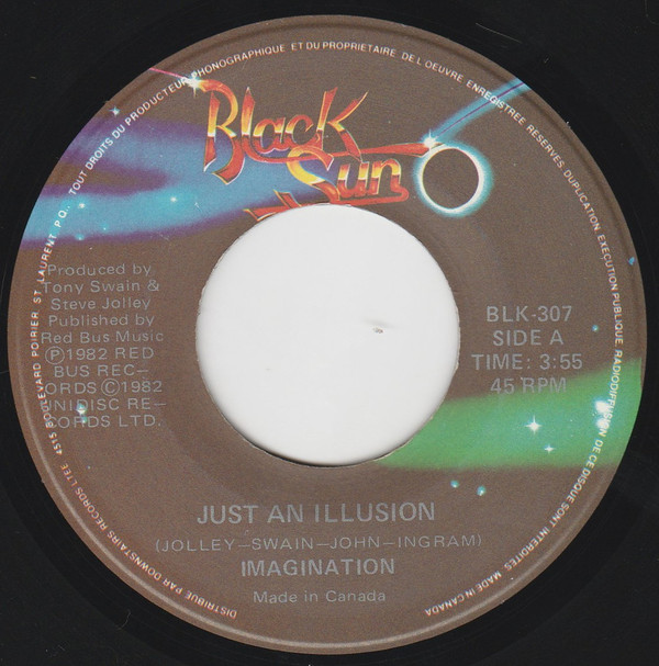 Imagination - Just An Illusion (7") [Vinyl] | Black Sun (BLK-307) - 2