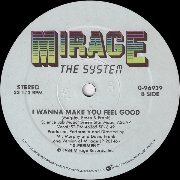 The System - Promises Can Break | Mirage (0-96939) - 2