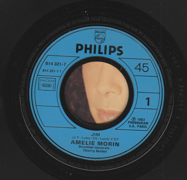 Amélie Morin - Jim / Nomade | Philips (814 321-7) - 3