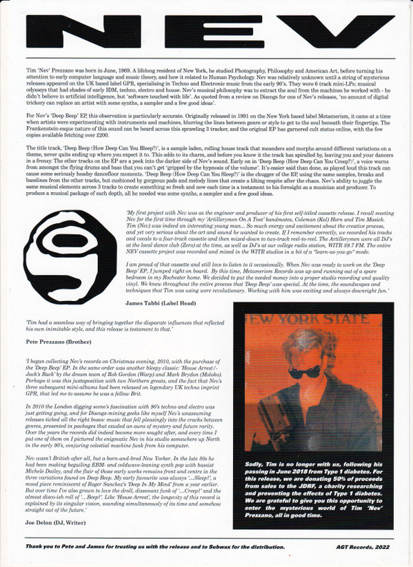 Nev - Deep Beep | AGT Records (AGT003) - 2 Nev - Deep Beep | AGT Records (AGT003) - 2