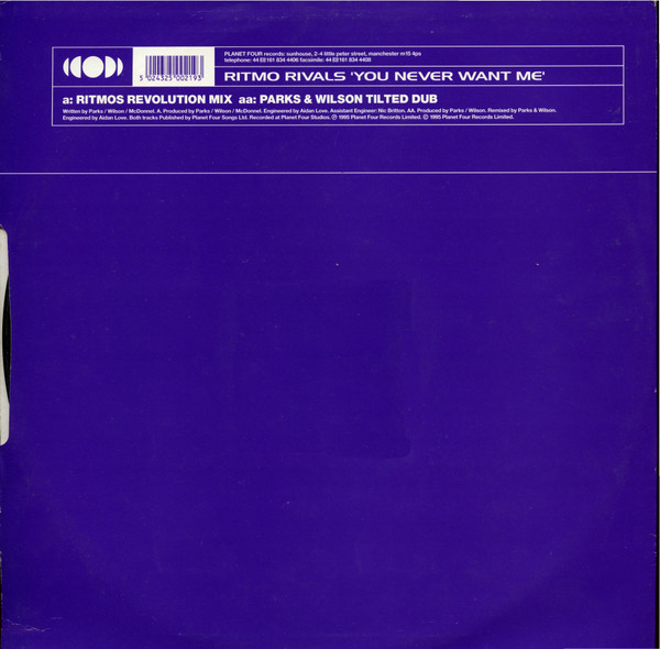 Ritmo Rivals - You Never Want Me | Planet Four Communications (PFRT21) - 2