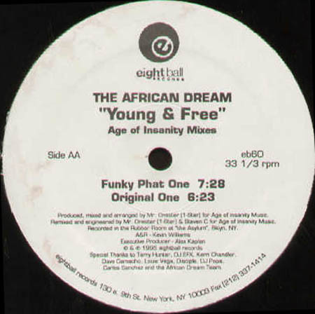 The African Dream - Young & Free | Eightball Records (EB 60) - 2