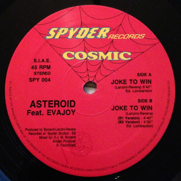 Asteroid Feat. Evajoy - Joke To Win | Spyder Records (SPY 004) - main Asteroid Feat. Evajoy - Joke To Win | Spyder Records (SPY 004) - main