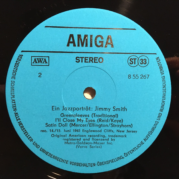 Jimmy Smith - Jimmy Smith | AMIGA (8 55 267) - 4 Jimmy Smith - Jimmy Smith | AMIGA (8 55 267) - 4