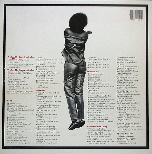 Joan Armatrading - How Cruel | A&M Records (SP-3302) - 2 Joan Armatrading - How Cruel | A&M Records (SP-3302) - 2