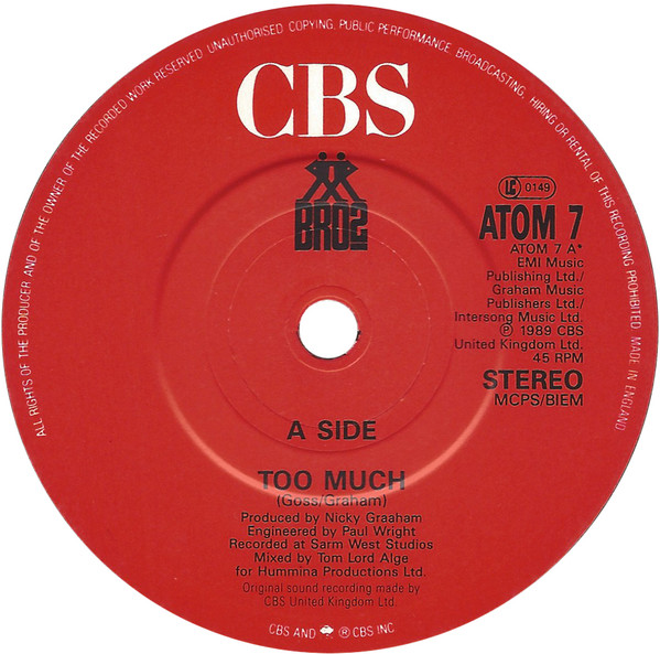 Bros - Too Much | CBS (ATOM 7) - 3