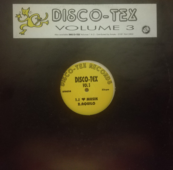 Disco-Tex - Vol 3 | Disco-Tex Records (DT003A) Disco-Tex - Vol 3 | Disco-Tex Records (DT003A)