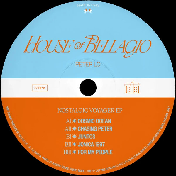 Peter LC - Nostalgic Voyager EP | House of Bellagio (HBG002)