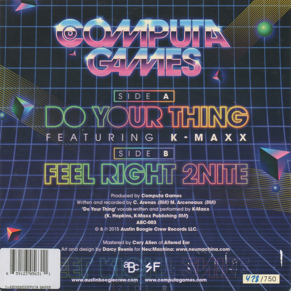 Computa Games Featuring K-Maxx - Do Your Thing | Austin Boogie Crew Records (ABC-003)