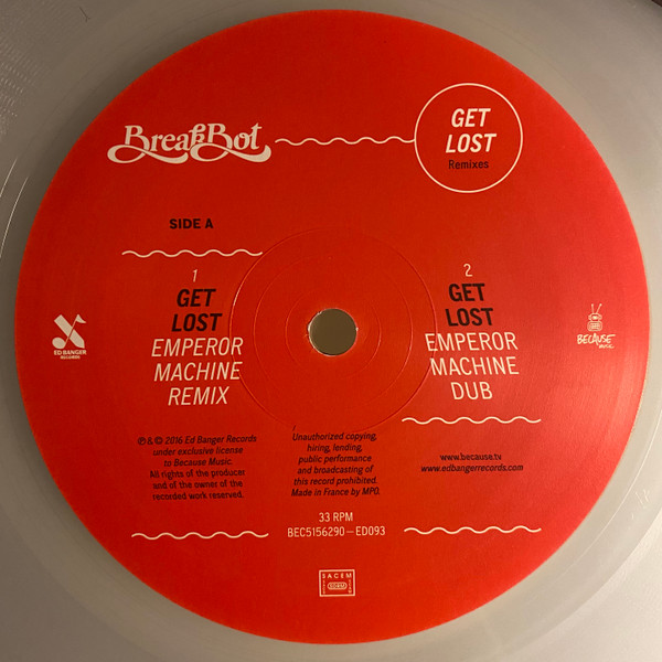Breakbot - Get Lost (Remixes) | Ed Banger Records (ED093) - 4 Breakbot - Get Lost (Remixes) | Ed Banger Records (ED093) - 4