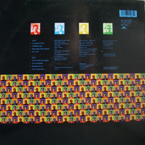 Level 42 - Running In The Family | Polydor (831 593-1) - 2 Level 42 - Running In The Family | Polydor (831 593-1) - 2