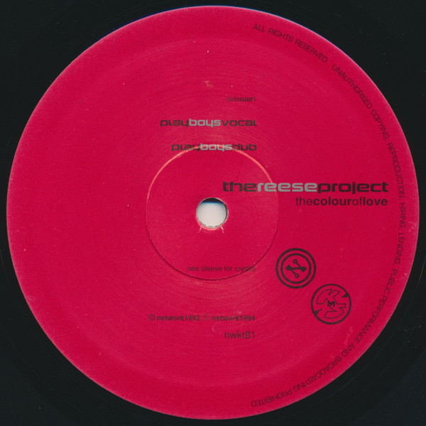 The Reese Project - The Colour Of Love | Network Records (NWKT81) - 2