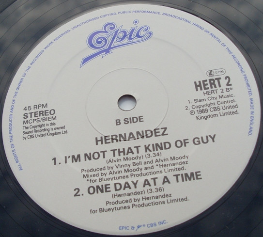 Hernandez - I'm Not That Kind Of Guy | Epic (HERT 2)