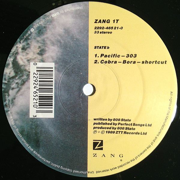 808 State - Pacific | ZTT (ZANG 1T) - 3
