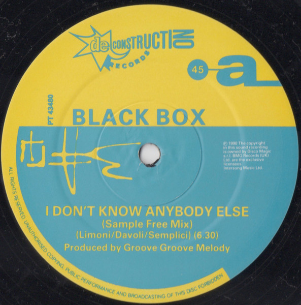 Black Box - I Don't Know Anybody Else | Deconstruction (PT 43480) - 3