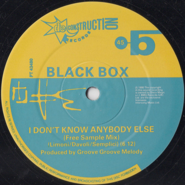 Black Box - I Don't Know Anybody Else | Deconstruction (PT 43480) - 4