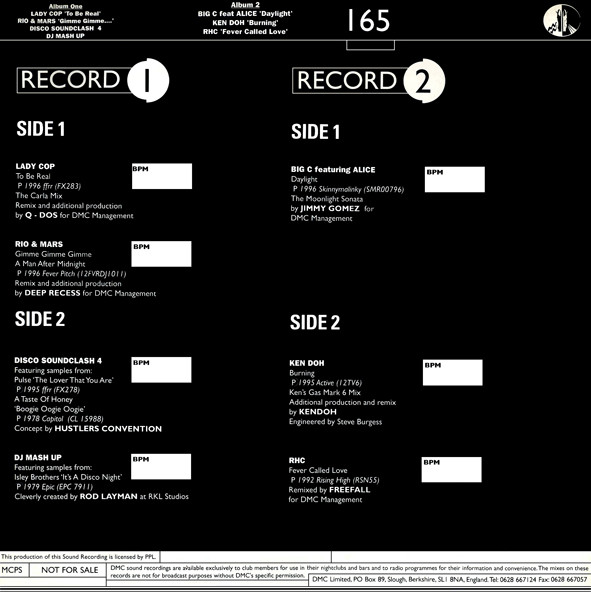 Various - Remix Culture 165 | DMC (DMC 165/1/2) - 3