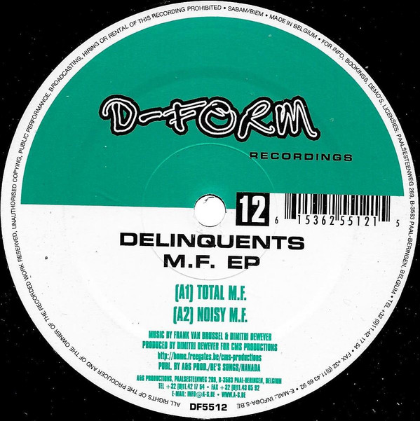 Delinquents - M.F. EP | D-Form (DF 5512) - main Delinquents - M.F. EP | D-Form (DF 5512) - main