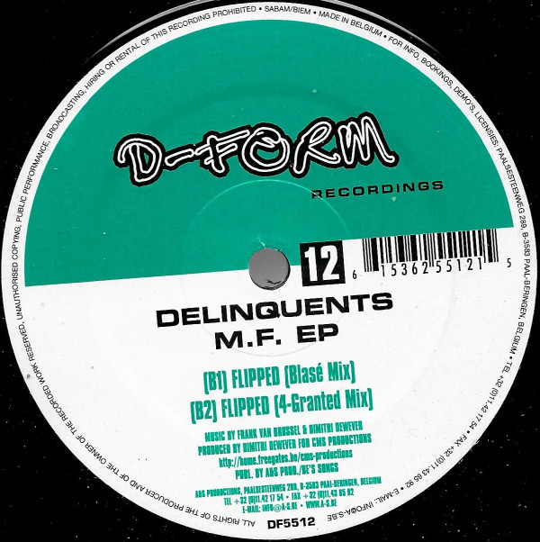 Delinquents - M.F. EP | D-Form (DF 5512) - 2 Delinquents - M.F. EP | D-Form (DF 5512) - 2