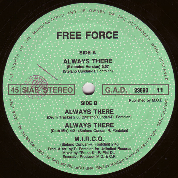 Free Force - Always There | Action 4 Action (G.A.D. 23590) - main