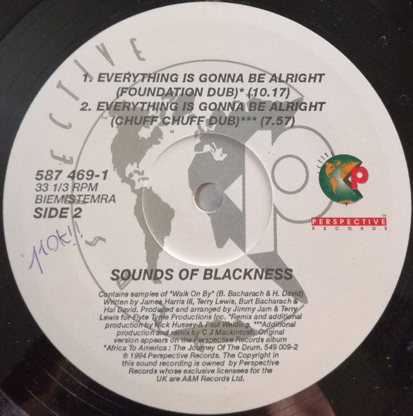 Sounds Of Blackness - Everything Is Gonna Be Alright (The Remixes) | Perspective Records (587 469-1) - 3 Sounds Of Blackness - Everything Is Gonna Be Alright (The Remixes) | Perspective Records (587 469-1) - 3