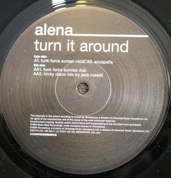 Alena - Turn It Around | Wonderboy (WBOYX 016) - 2