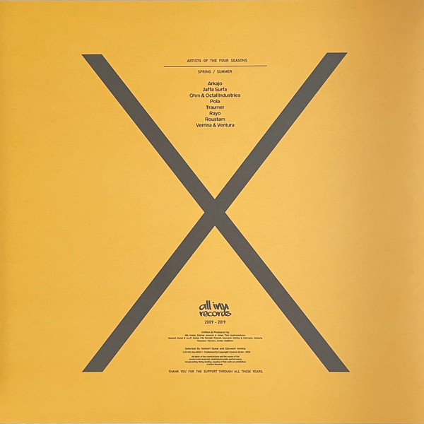 Various - Ten Yexrs Of All Inn Part One | All Inn Records (ALLINNX-1) - 2