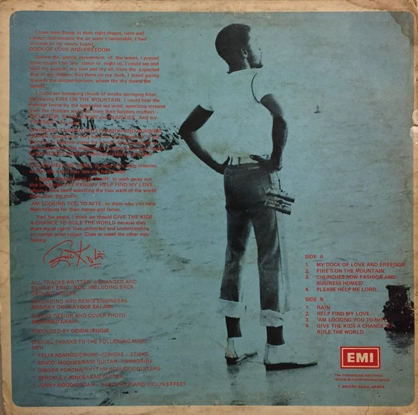 Eric Kol - My Dock Of Love And Freedom | EMI (NEMI (LP) 0303) - 2