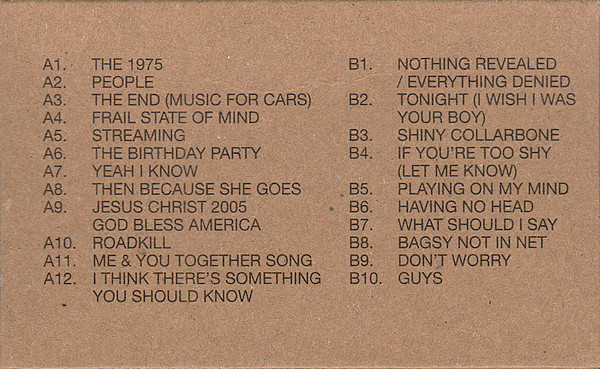 The 1975 - Notes On A Conditional Form | Dirty Hit (DH00758)