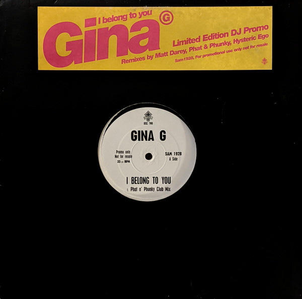 Gina G - I Belong To You | Eternal (SAM 1928)