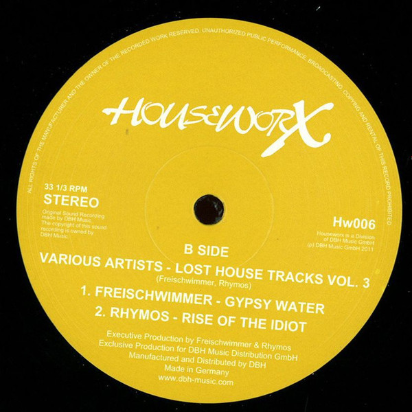 Various - Lost House Tracks Vol.3 | Houseworx (Hw006)