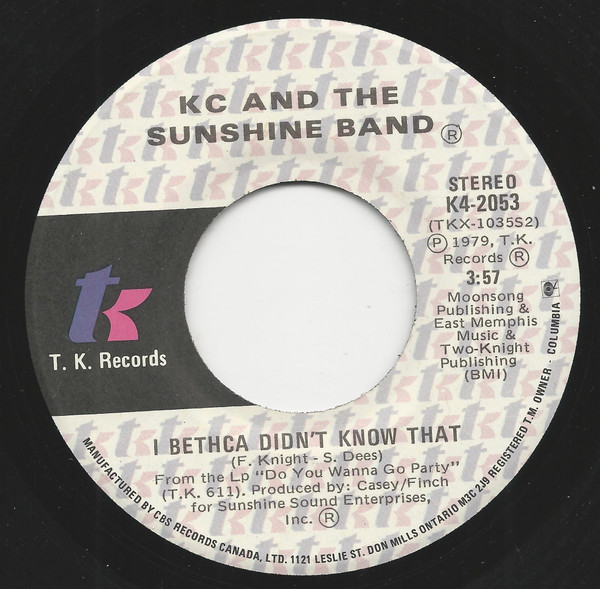 KC & The Sunshine Band - Please Don't Go | T.K. Records (K4-2053) - 2
