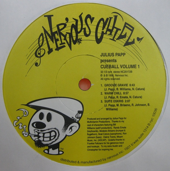 Julius Papp - Cueball Vol. 1 | Nervous Chill (NC 20172) - 2