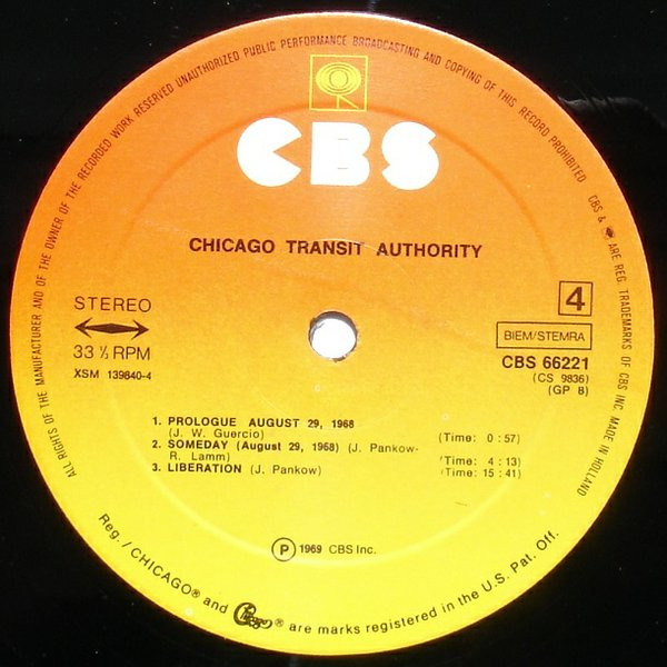 Chicago - Chicago Transit Authority | CBS (S 66221) - 4 Chicago - Chicago Transit Authority | CBS (S 66221) - 4